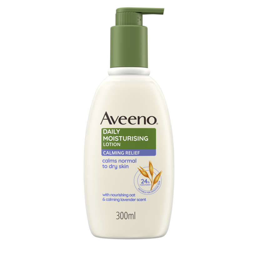 AVEENO - Daily Moisturising Lotion Calming Relief Ενυδατικό Γαλάκτωμα Σώματος με Άρωμα Λεβάντας - 300ml